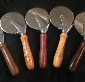 Wood handle Pizza Cutter