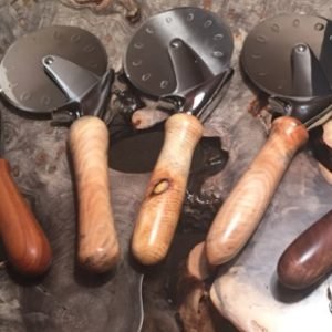 Wood handle Pizza Cutter