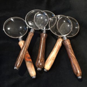 colorful magnifying glass