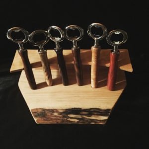 wood bottle openers