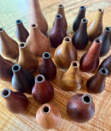<h5>Wood Mini Vases</h5><p>Assorted wood vases                                                                                                                                                                                                                                                                                                                                                                                                                                                                                                                                                                                                                                                                                       </p>
